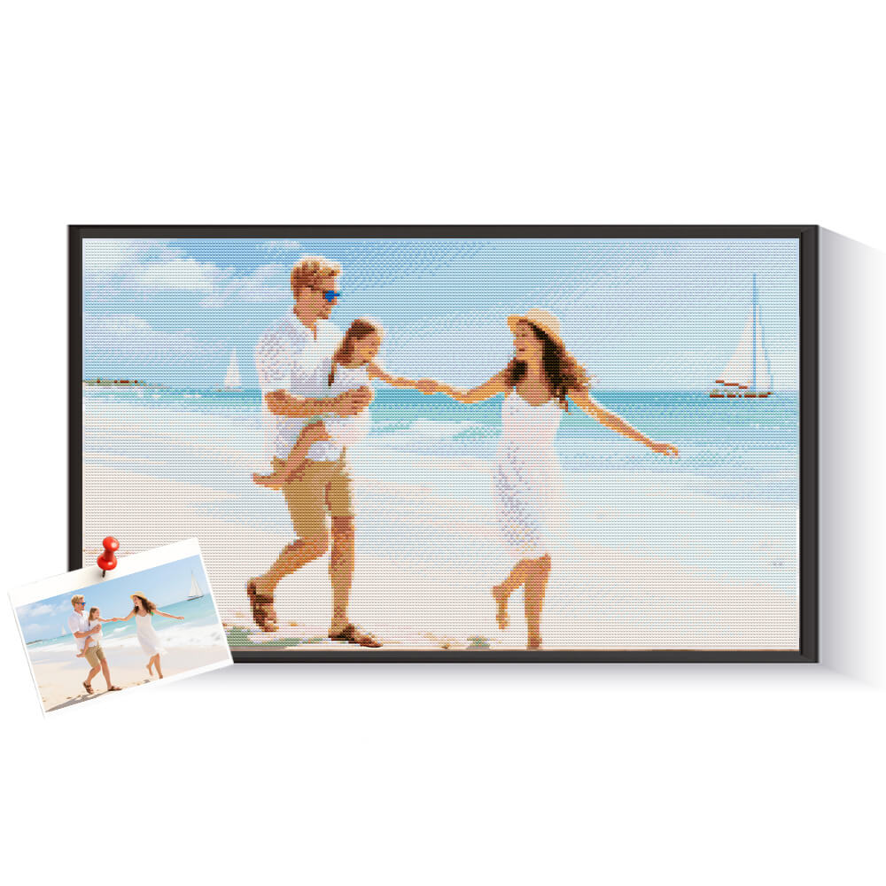 Custom Family Outing Diamond Painting from Photo | Personalized Kits – DYCDIY