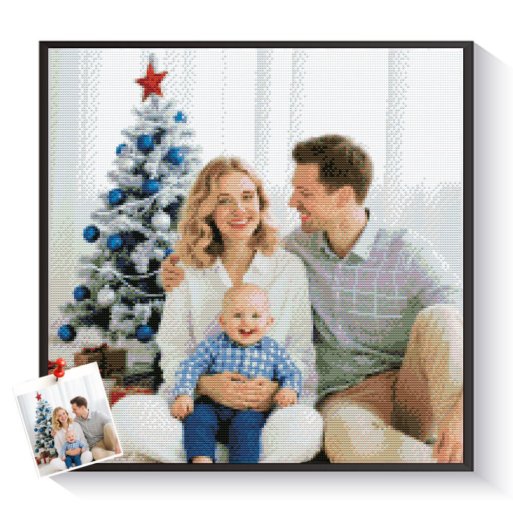 Custom Family Portrait Diamond Painting from Photo | Personalized Kits – DYCDIY
