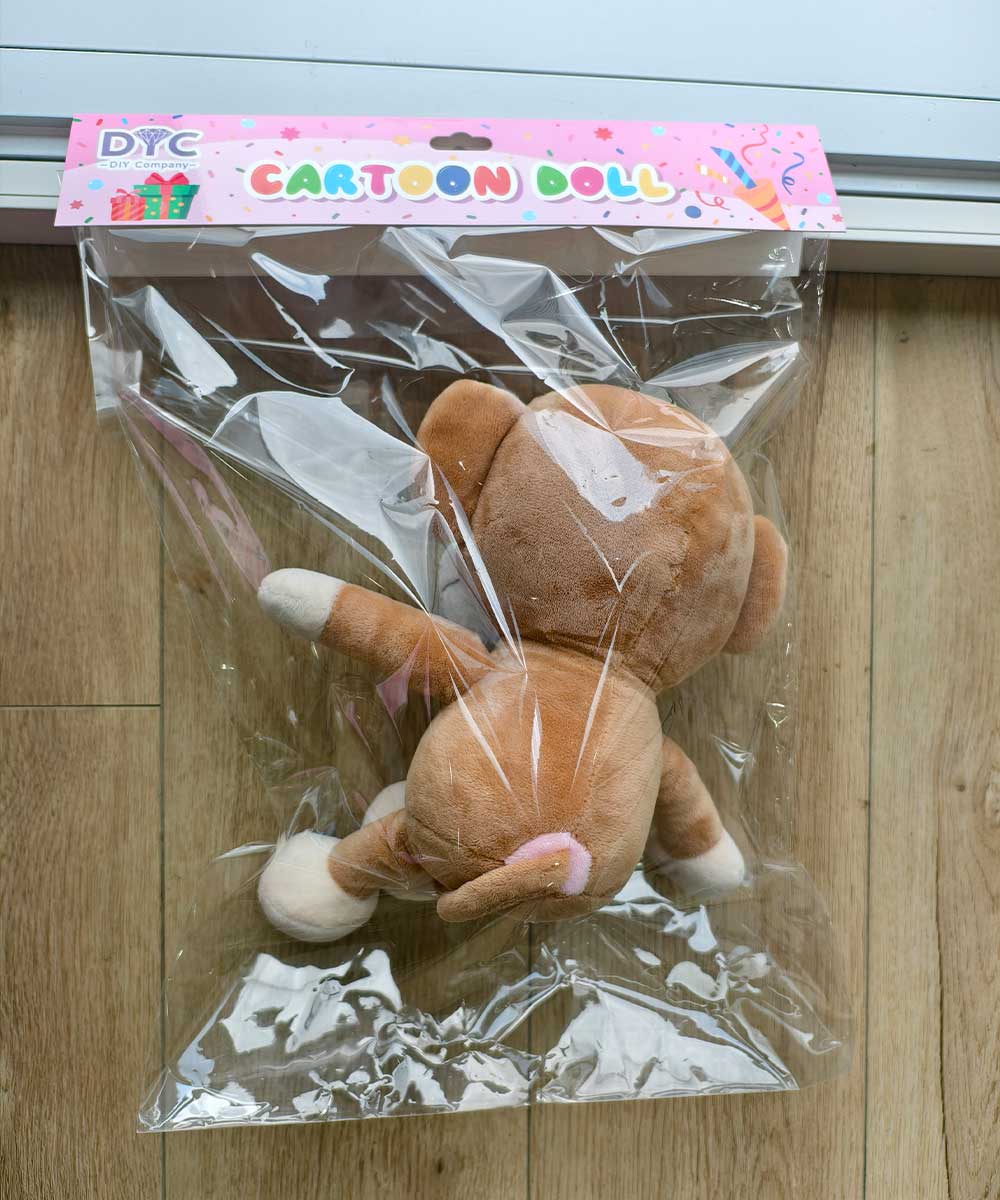 Cute Cartoon Plush Dolls – Bear, Monkey & Chick