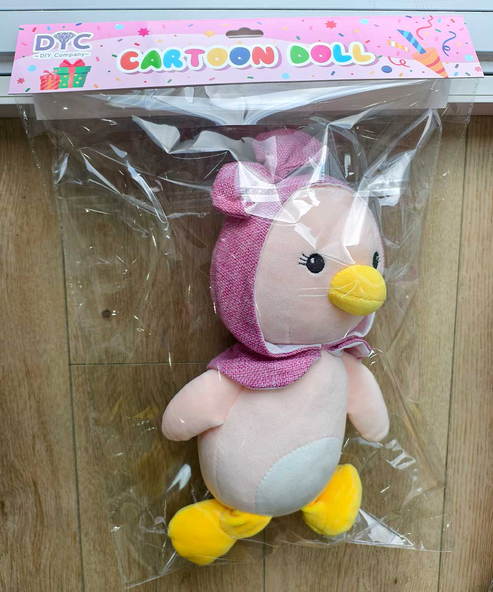 Cute Cartoon Plush Dolls – Bear, Monkey & Chick