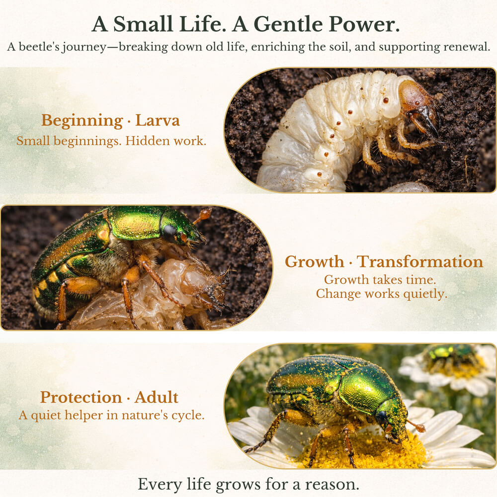 Beetle Diamond Painting – The Quiet Strength Artwork