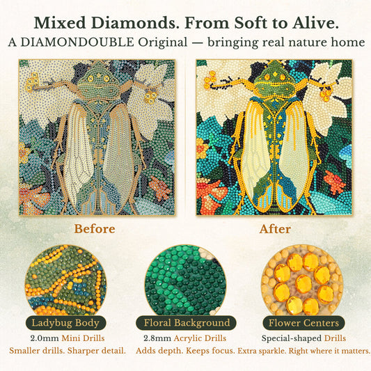 Beetle Diamond Painting – The Quiet Strength Artwork