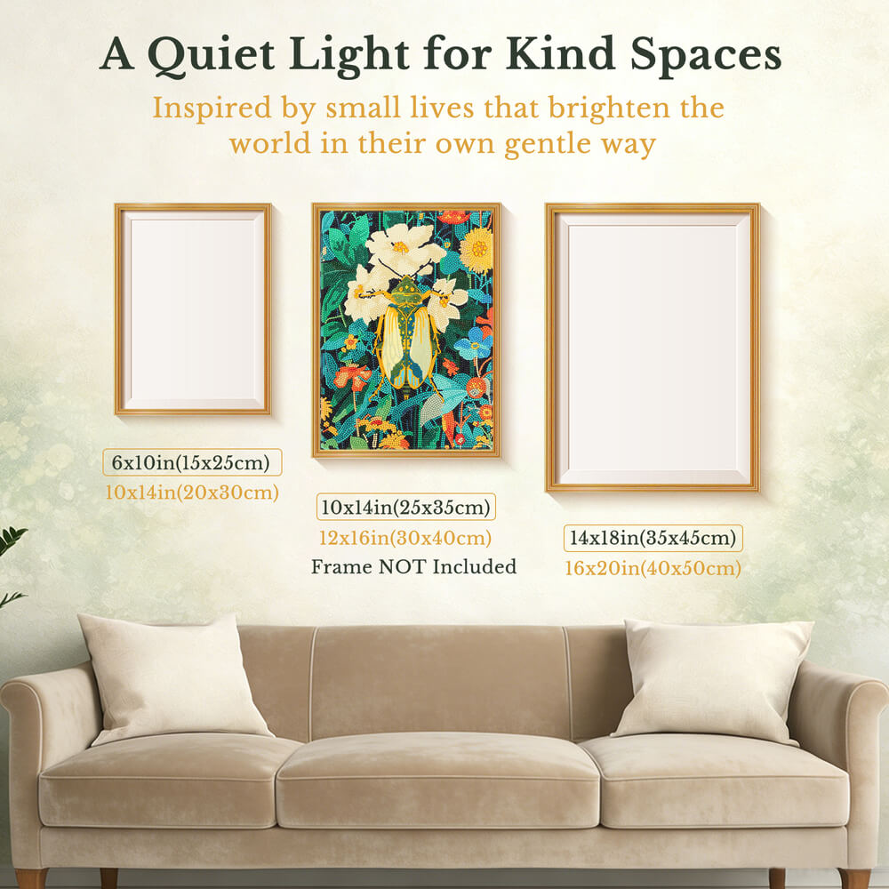 Beetle Diamond Painting – The Quiet Strength Artwork