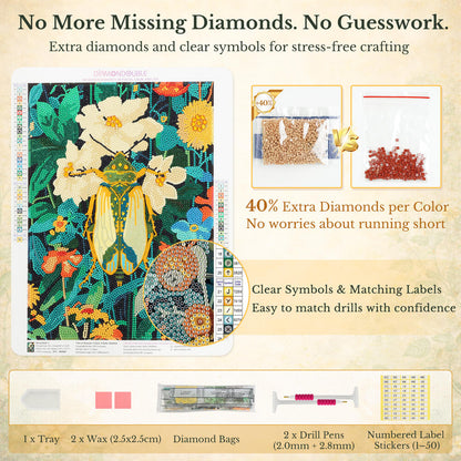 Beetle Diamond Painting – The Quiet Strength Artwork