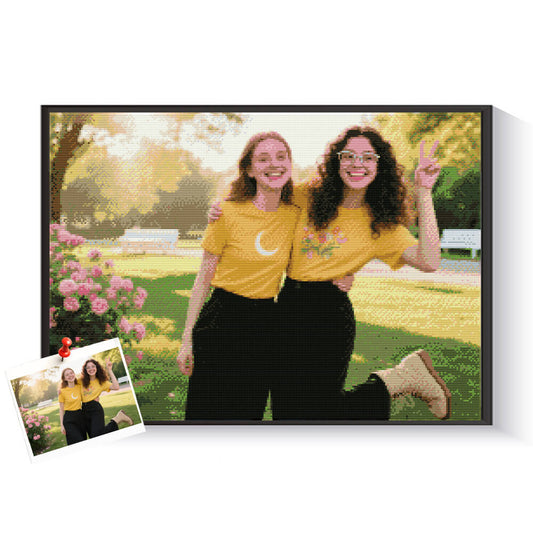 Custom Best Friends Diamond Painting from Photo | Personalized Friendship Kits – DYCDIY