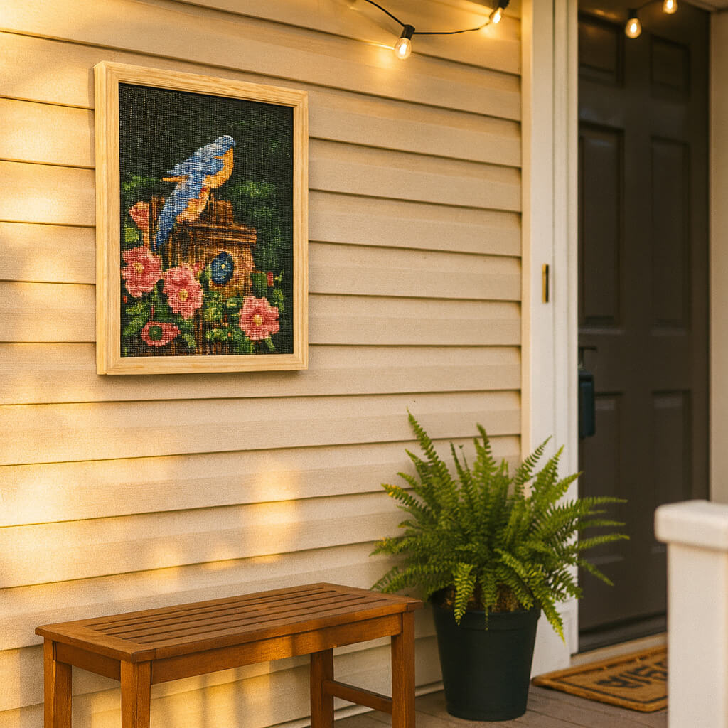 Custom diamond painting of your bird or parrot – DYCDIY turns favorite photos into sparkling art and keepsakes, keeping wings shining forever.