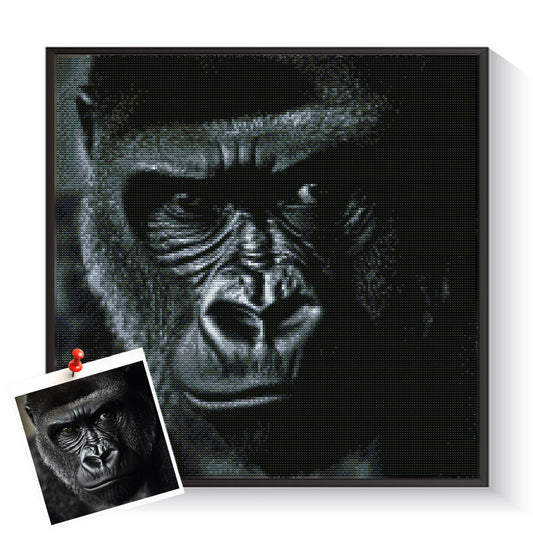 Custom orangutan diamond artwork as a meaningful primate gift – DYCDIY