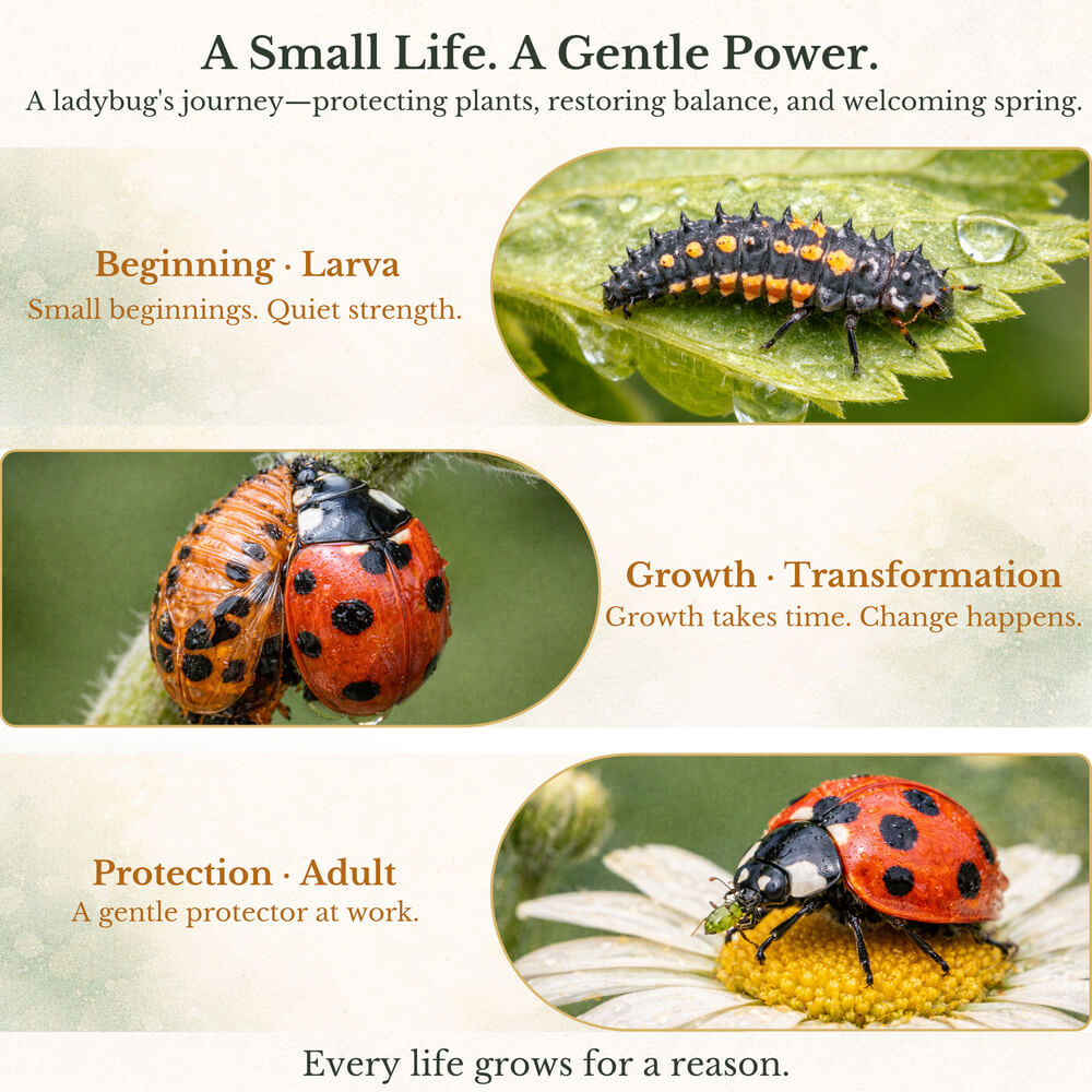 Ladybug Diamond Painting – A Life Cycle Story in Diamond Art