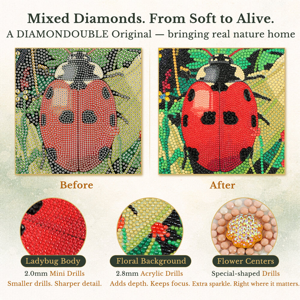 Ladybug Diamond Painting – A Life Cycle Story in Diamond Art
