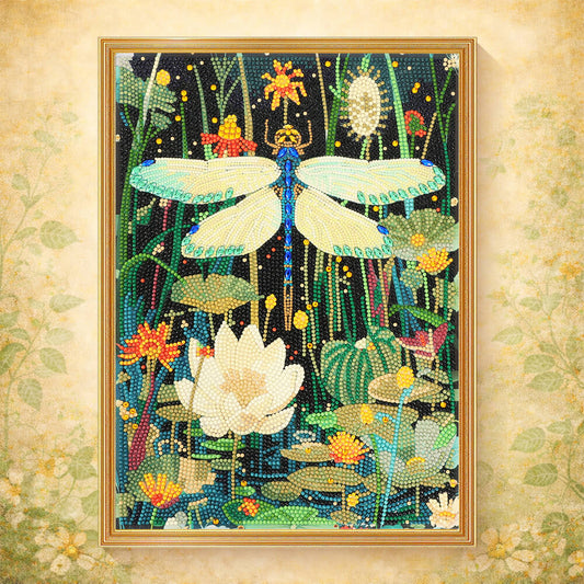 Dragonfly Diamond Painting – The Quiet Hover Artwork