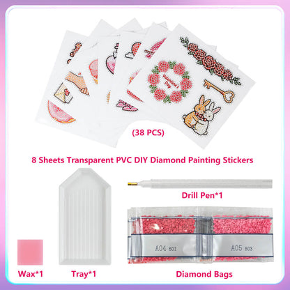 St. Patrick’s Day Diamond Art Stickers – Glow in the Dark | 38PCs Set