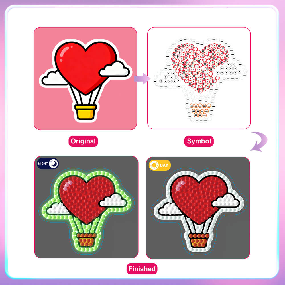 St. Patrick’s Day Diamond Art Stickers – Glow in the Dark | 38PCs Set